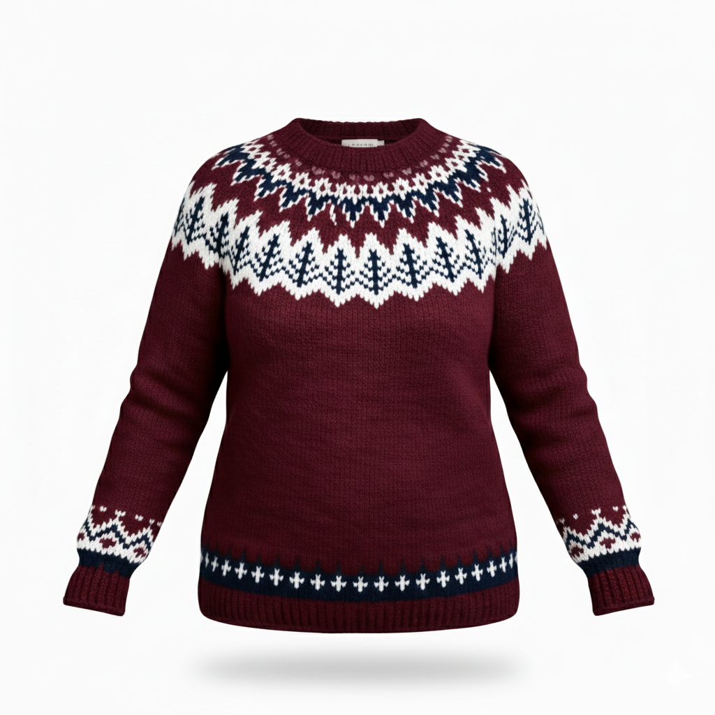 Premium Fair Isle Knit Sweater